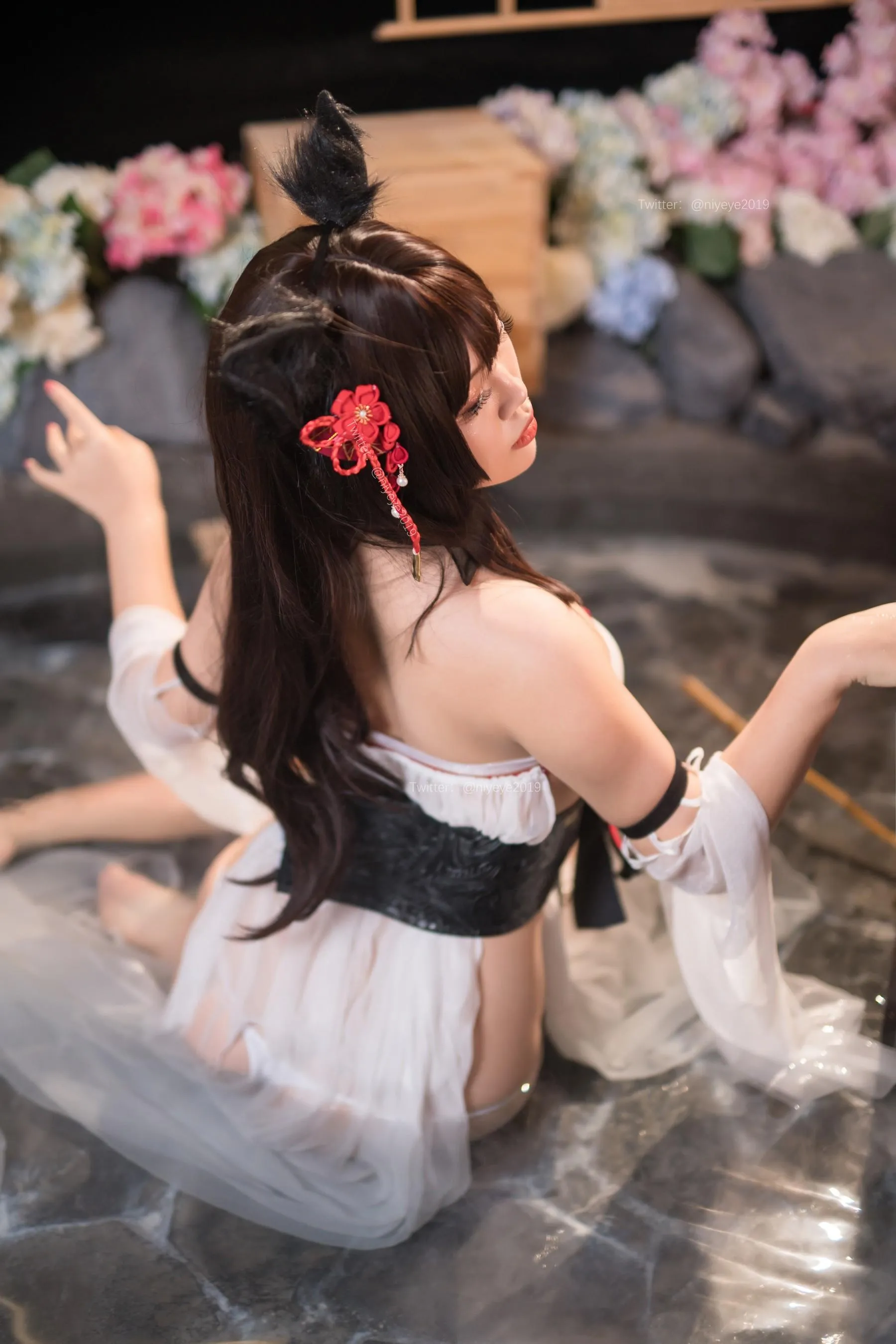 白烨 – NO.37 湿身泳装 [62P]插图4